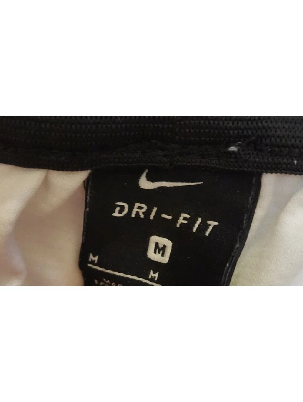 Nike Dri-FIT Basketball Athletic Shorts White Black Men's M Medium AQ7409-100